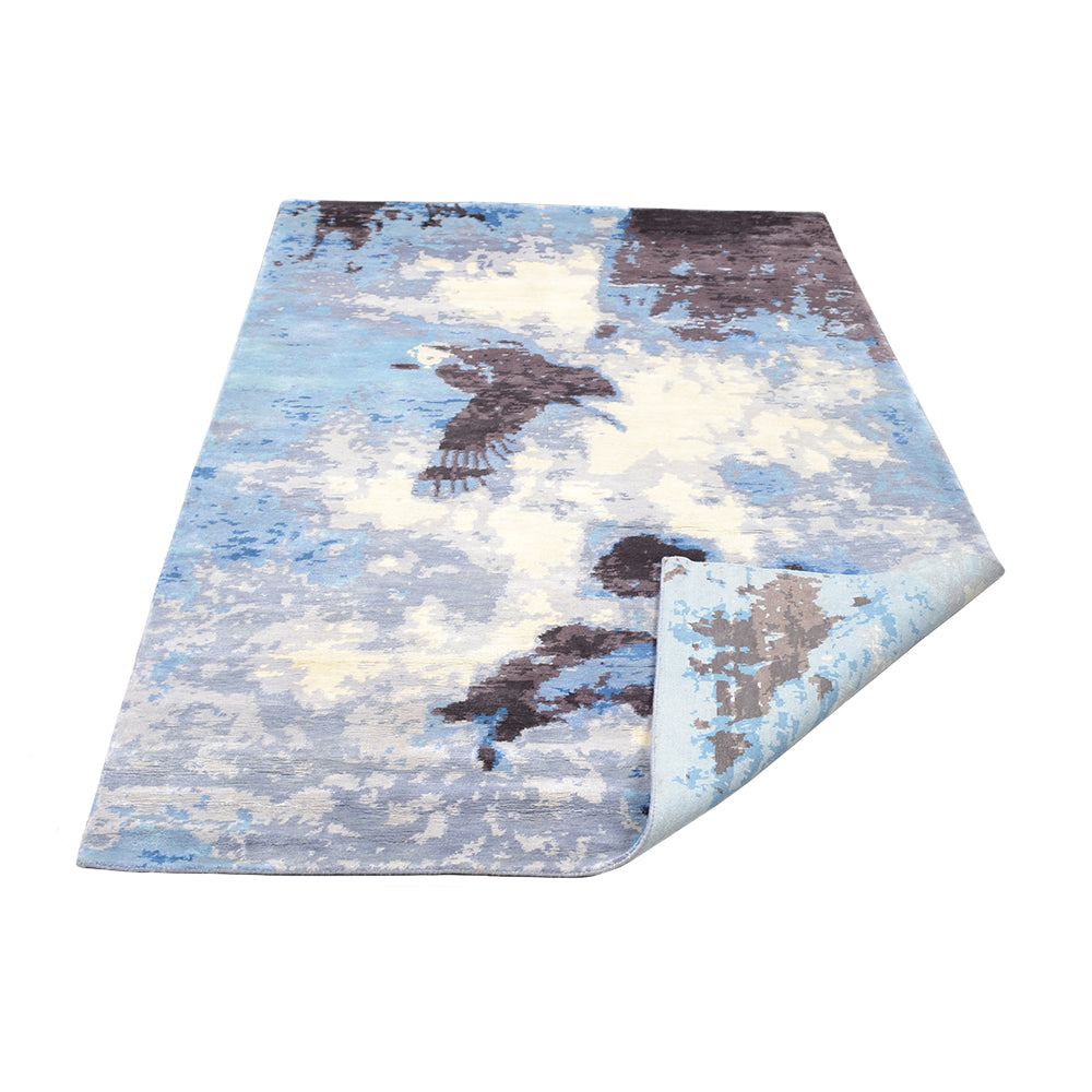 Soar Hand Knotted Silk Area Rug
