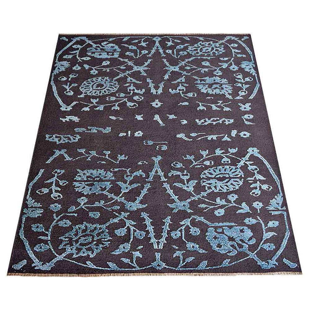 Milan Hand Knotted Sumak Silk And Wool Area Rug