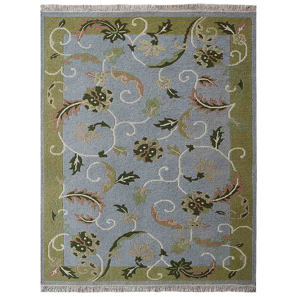 Ila Hand Knotted Sumak Wool Area Rug