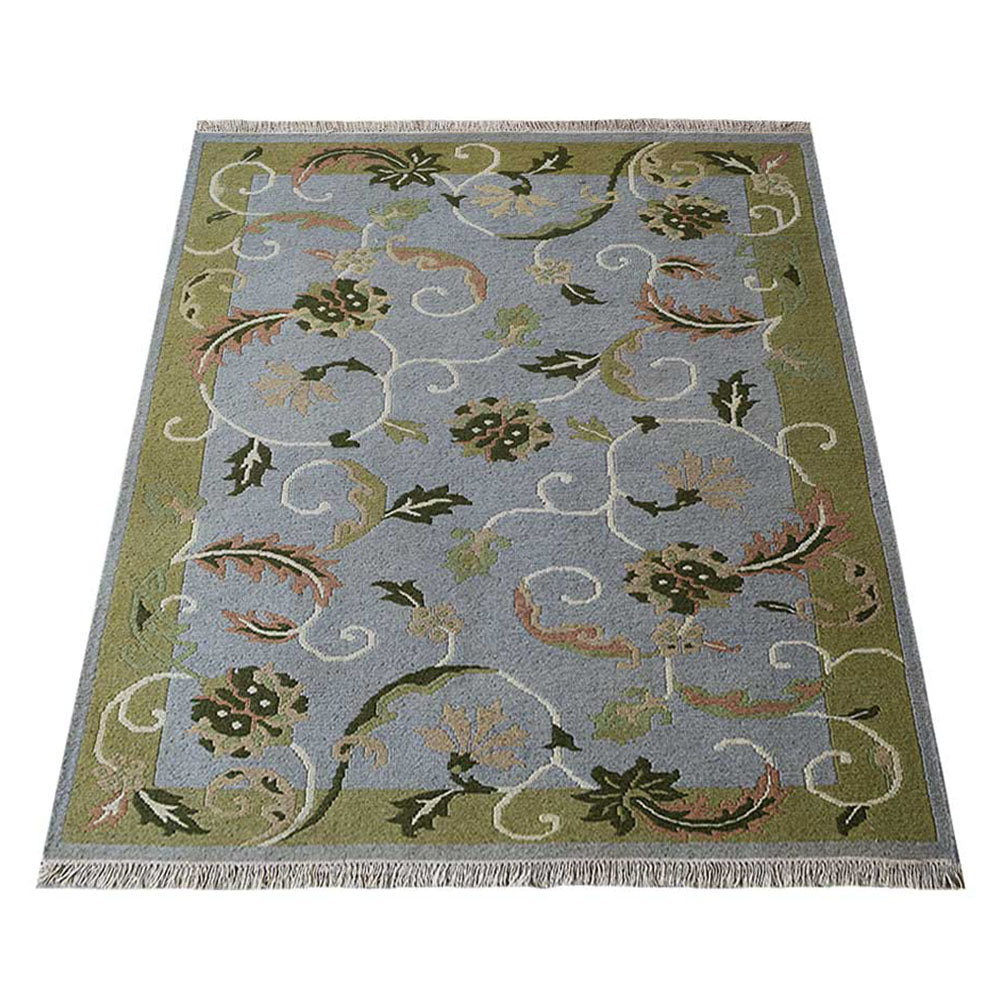 Ila Hand Knotted Sumak Wool Area Rug