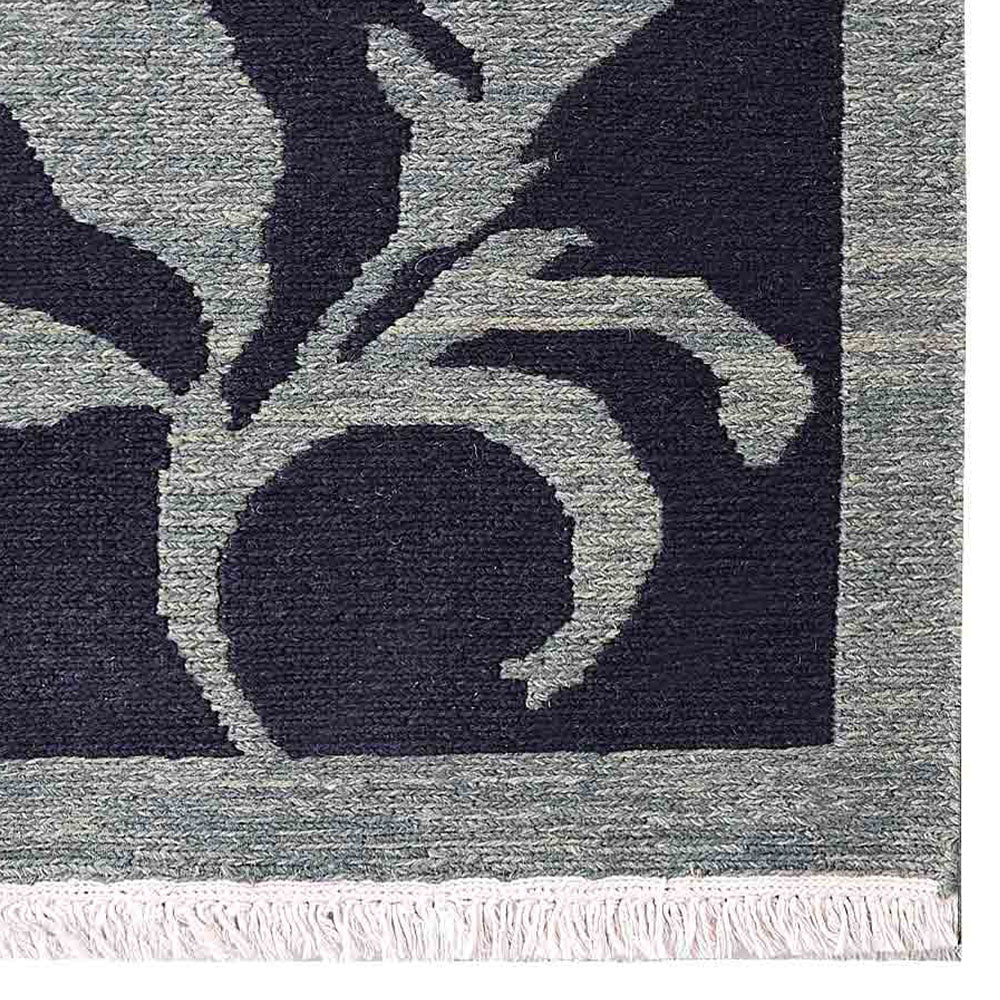 Divit Hand Knotted Sumak Wool Area Rug