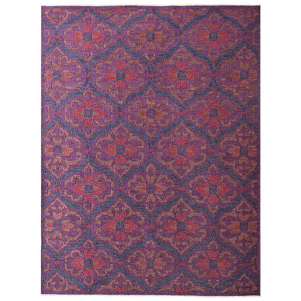 Zarir Hand Knotted Sumak Wool Area Rug