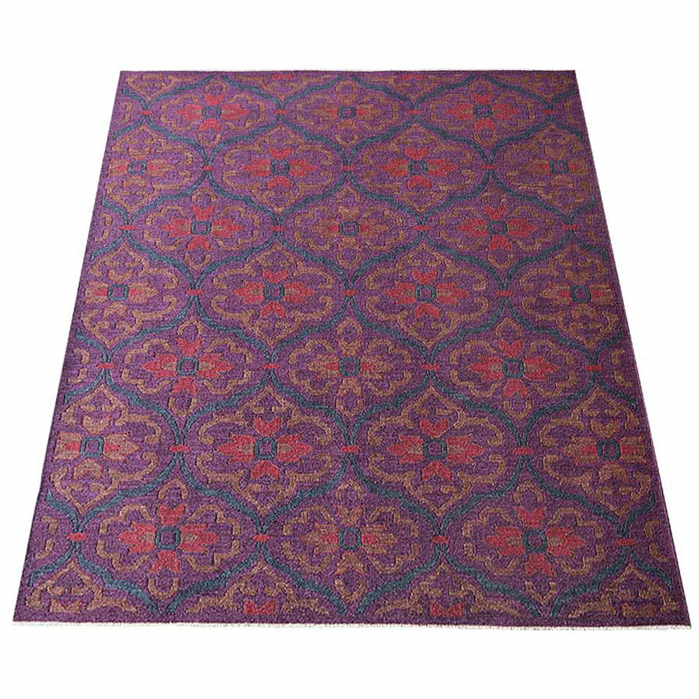 Zarir Hand Knotted Sumak Wool Area Rug