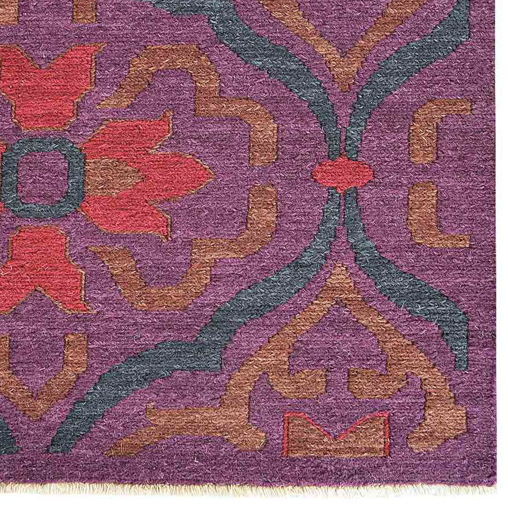 Zarir Hand Knotted Sumak Wool Area Rug