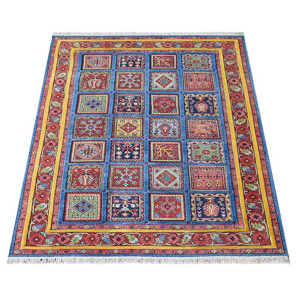 Kilkenny Hand Knotted Sumak Wool Area Rug