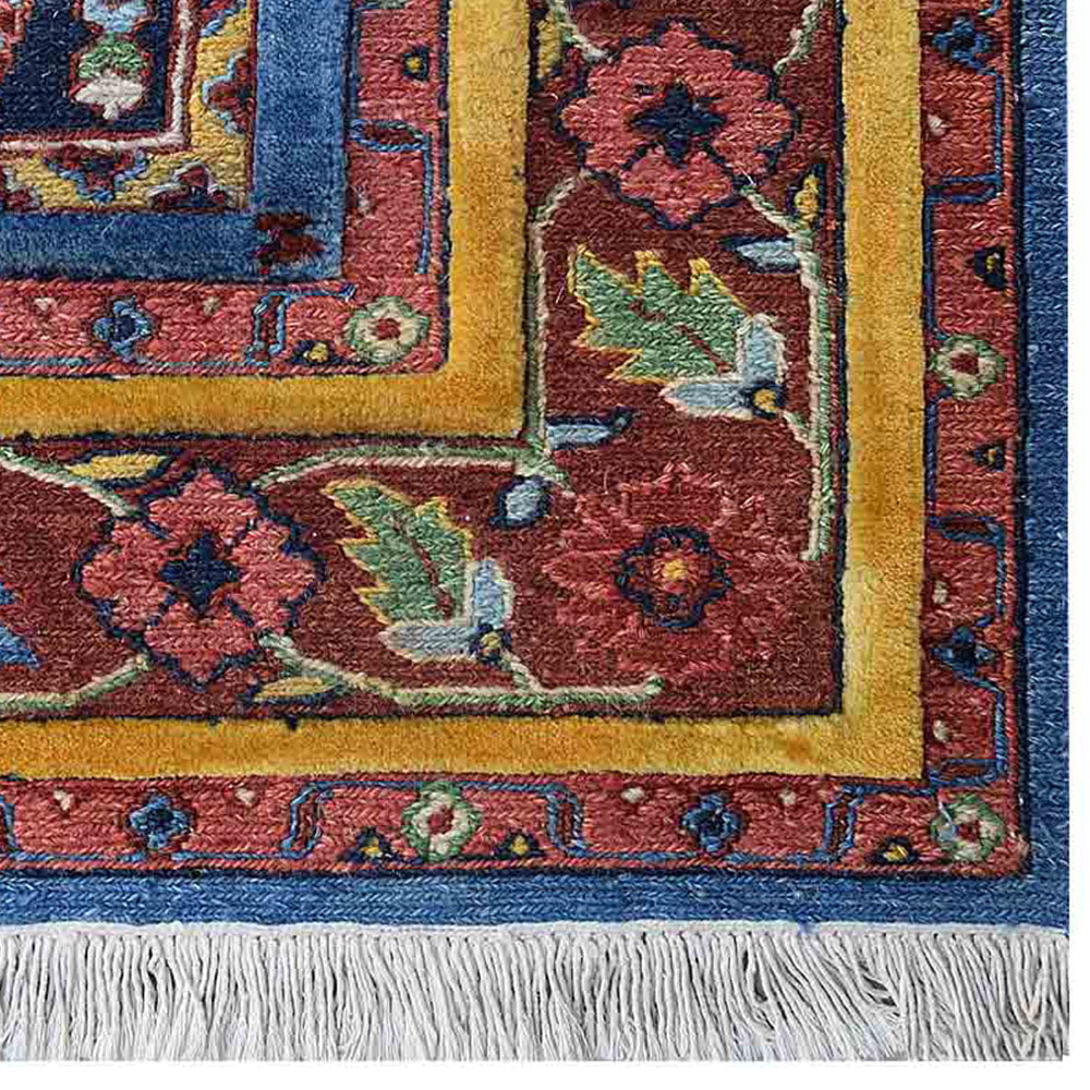 Kilkenny Hand Knotted Sumak Wool Area Rug