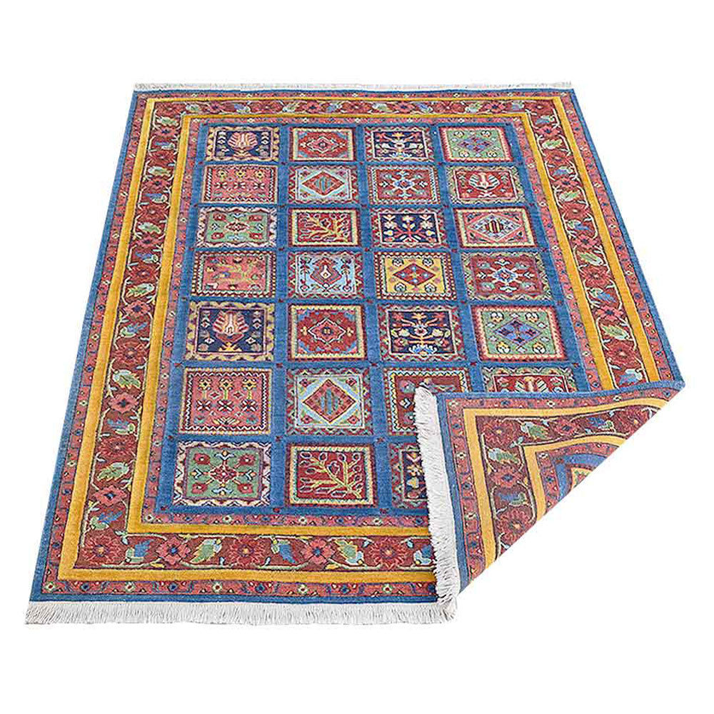 Kilkenny Hand Knotted Sumak Wool Area Rug