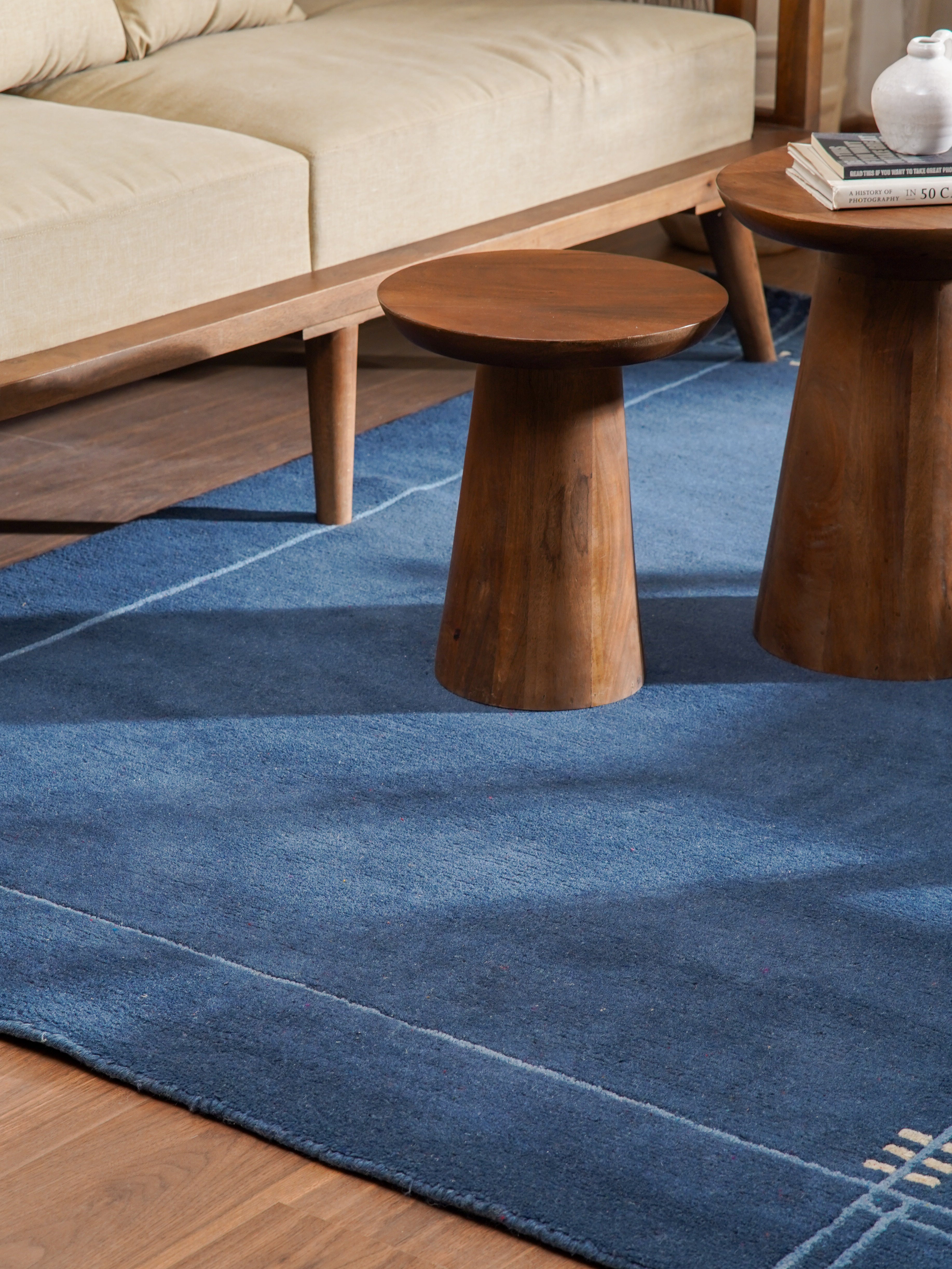 Frame Hand Knotted Tibbati Rug