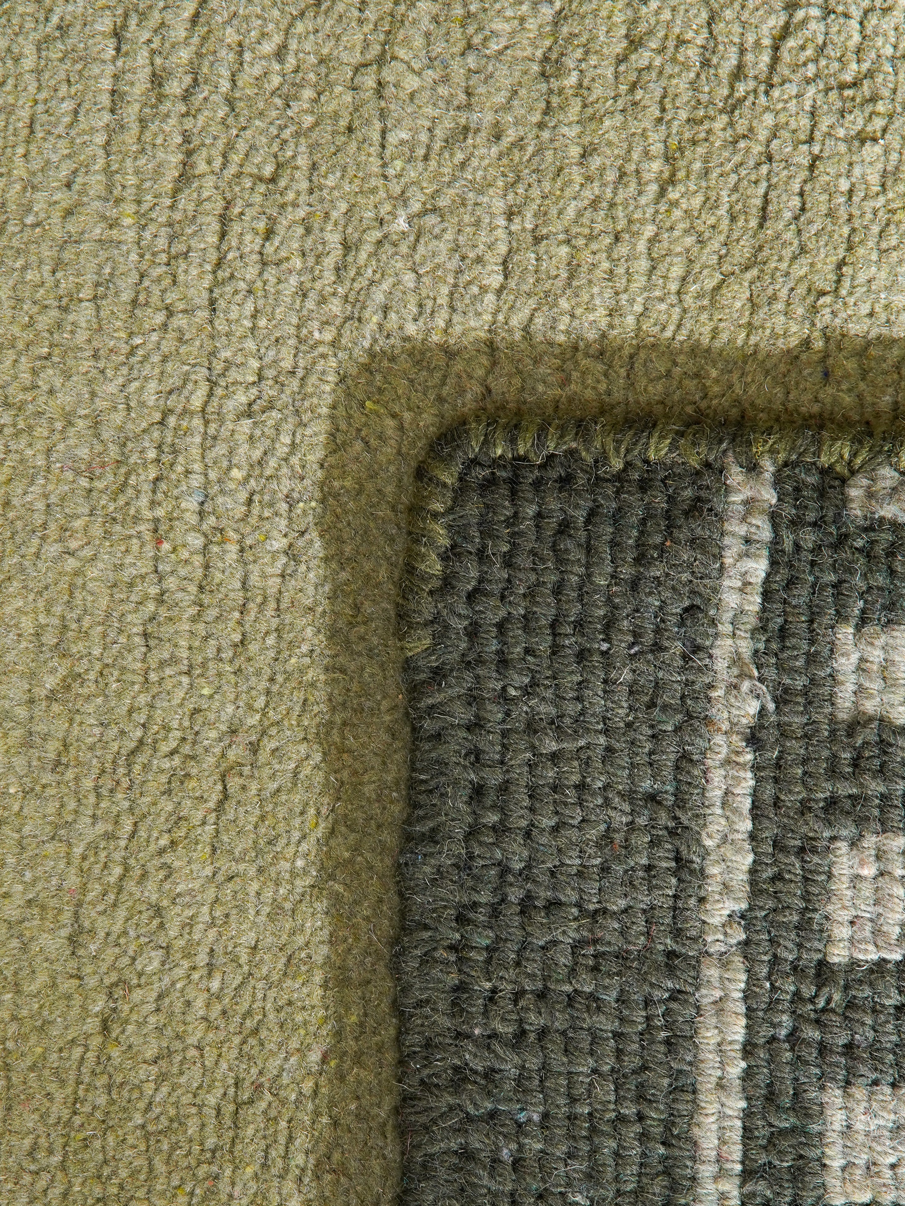 Frame Hand Knotted Tibbati Rug