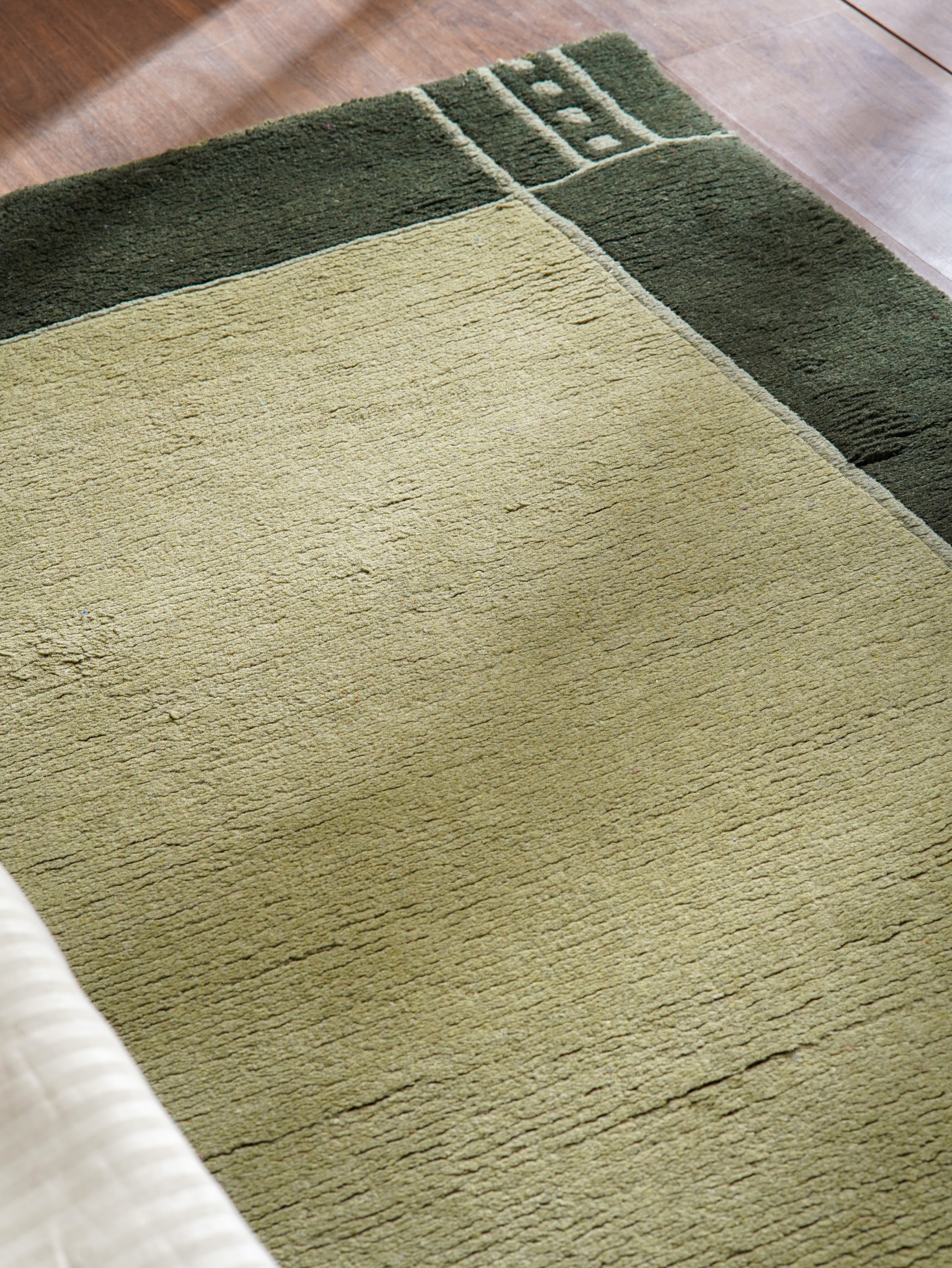 Frame Hand Knotted Tibbati Rug