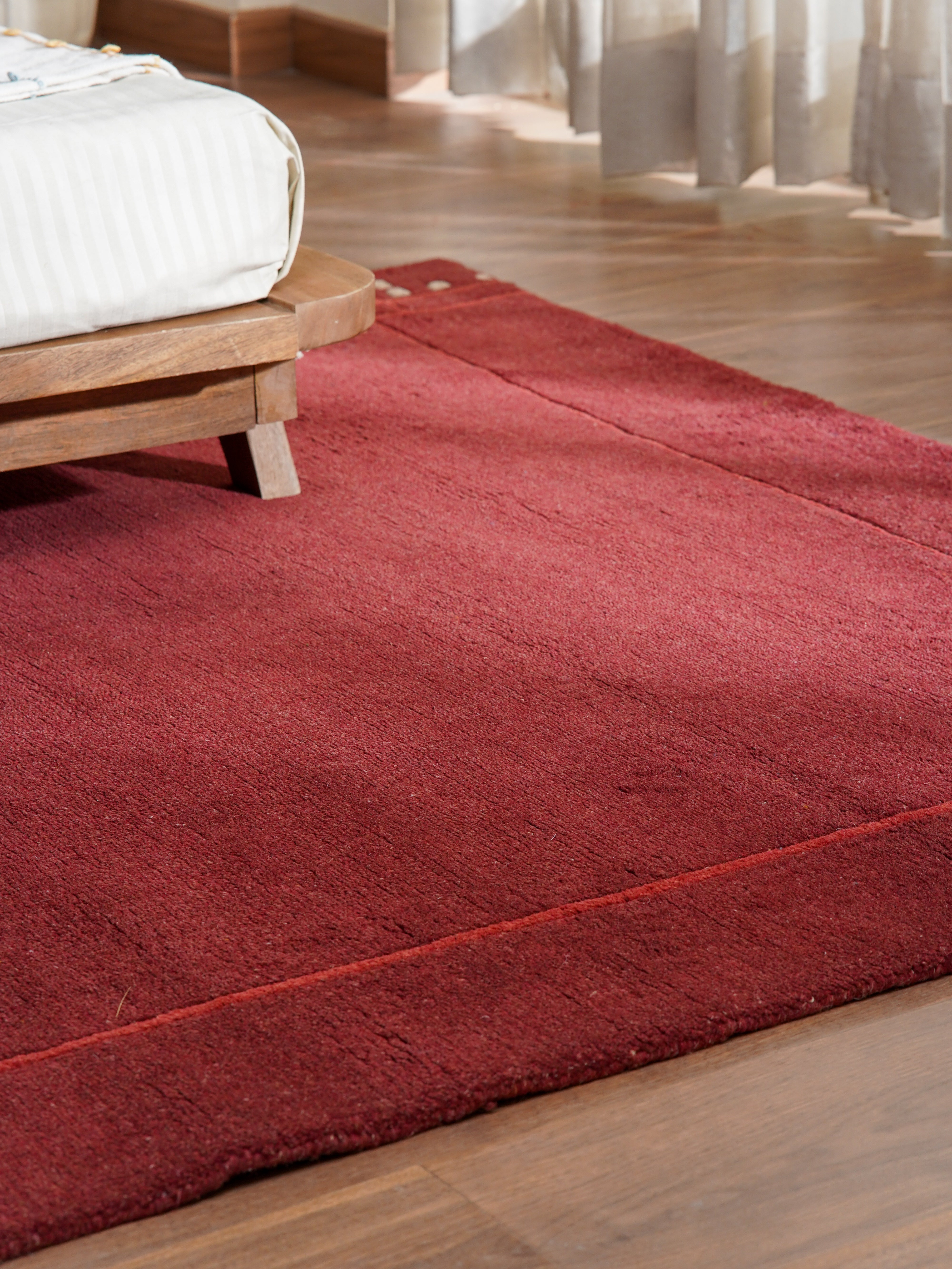 Frame Hand Knotted Tibbati Rug