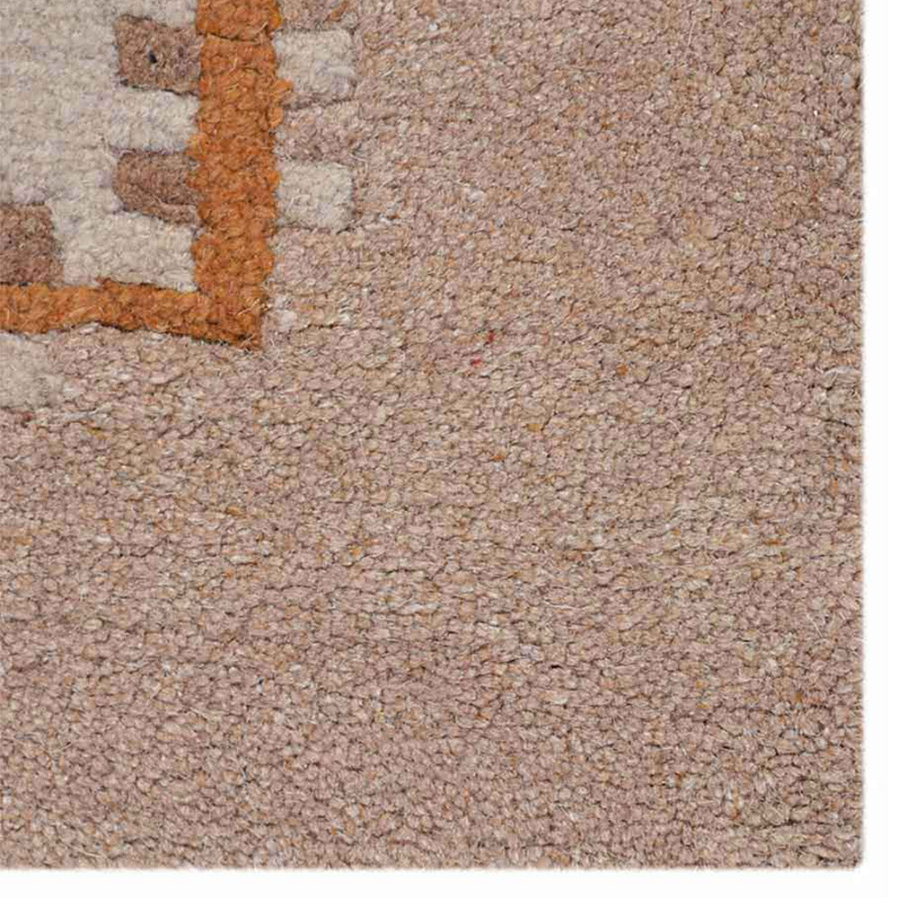 Leon Hand Knotted Tibbati Wool Area Rug