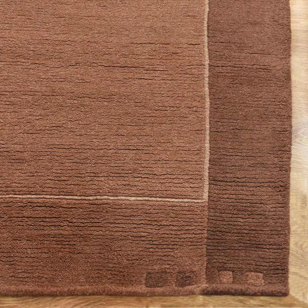 Leon Hand Knotted Tibbati Wool Area Rug
