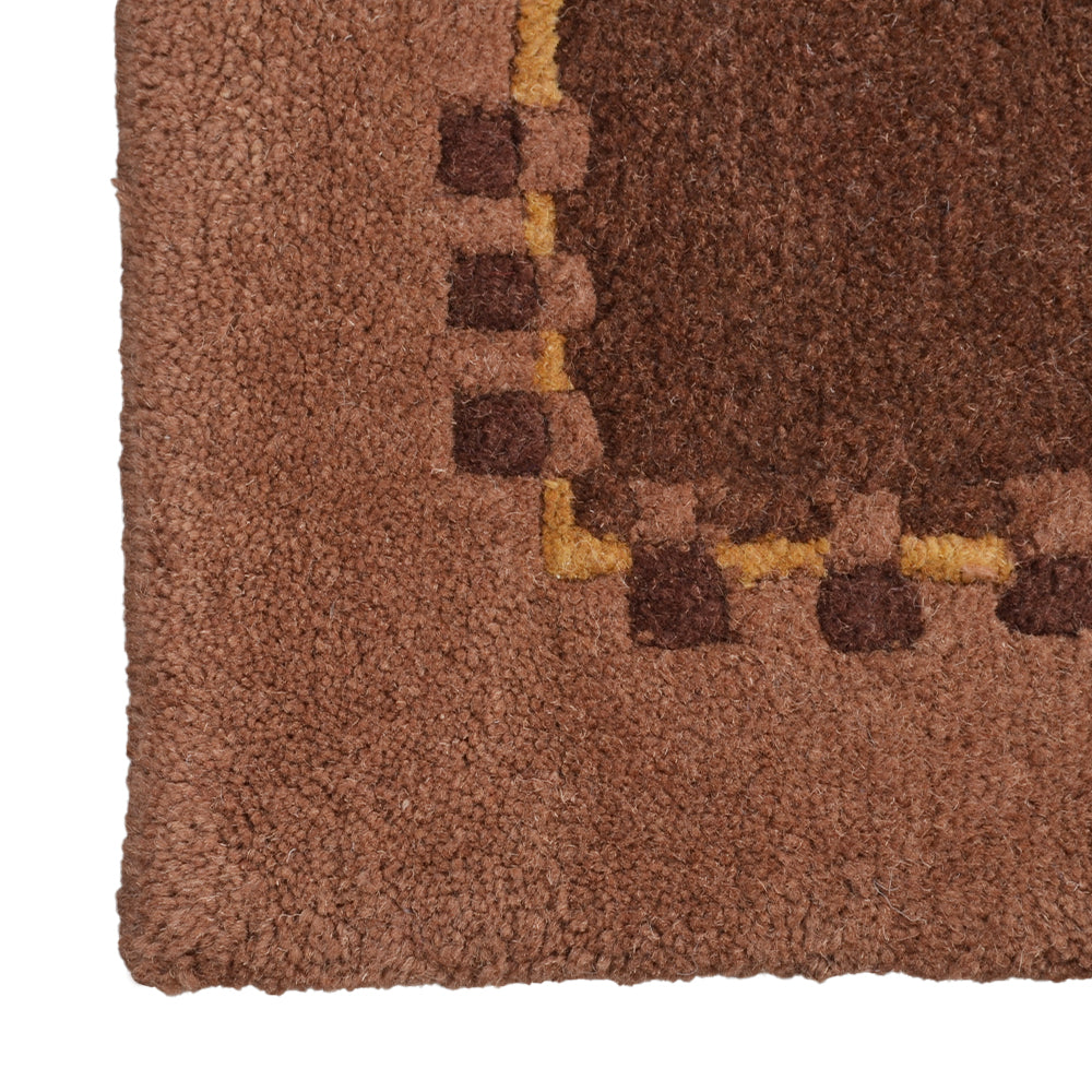 Leon Hand Knotted Tibbati Wool Area Rug