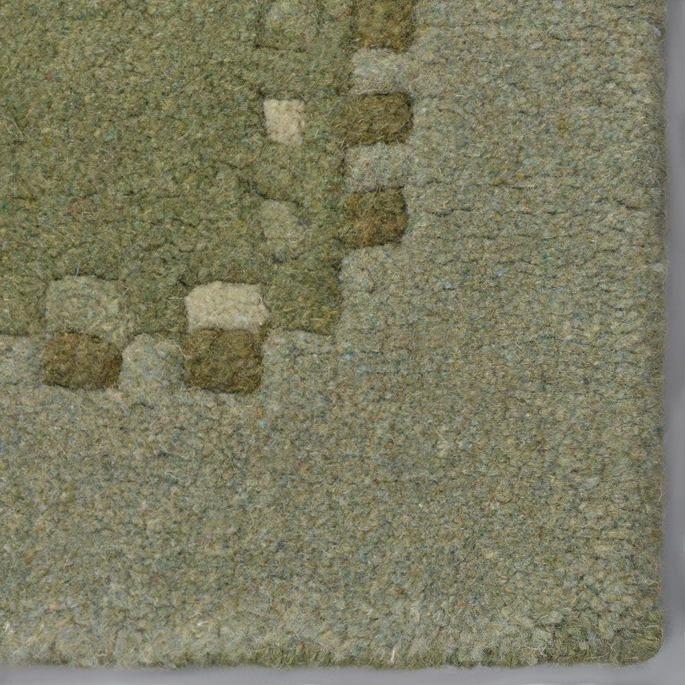 Leon Hand Knotted Tibbati Wool Area Rug