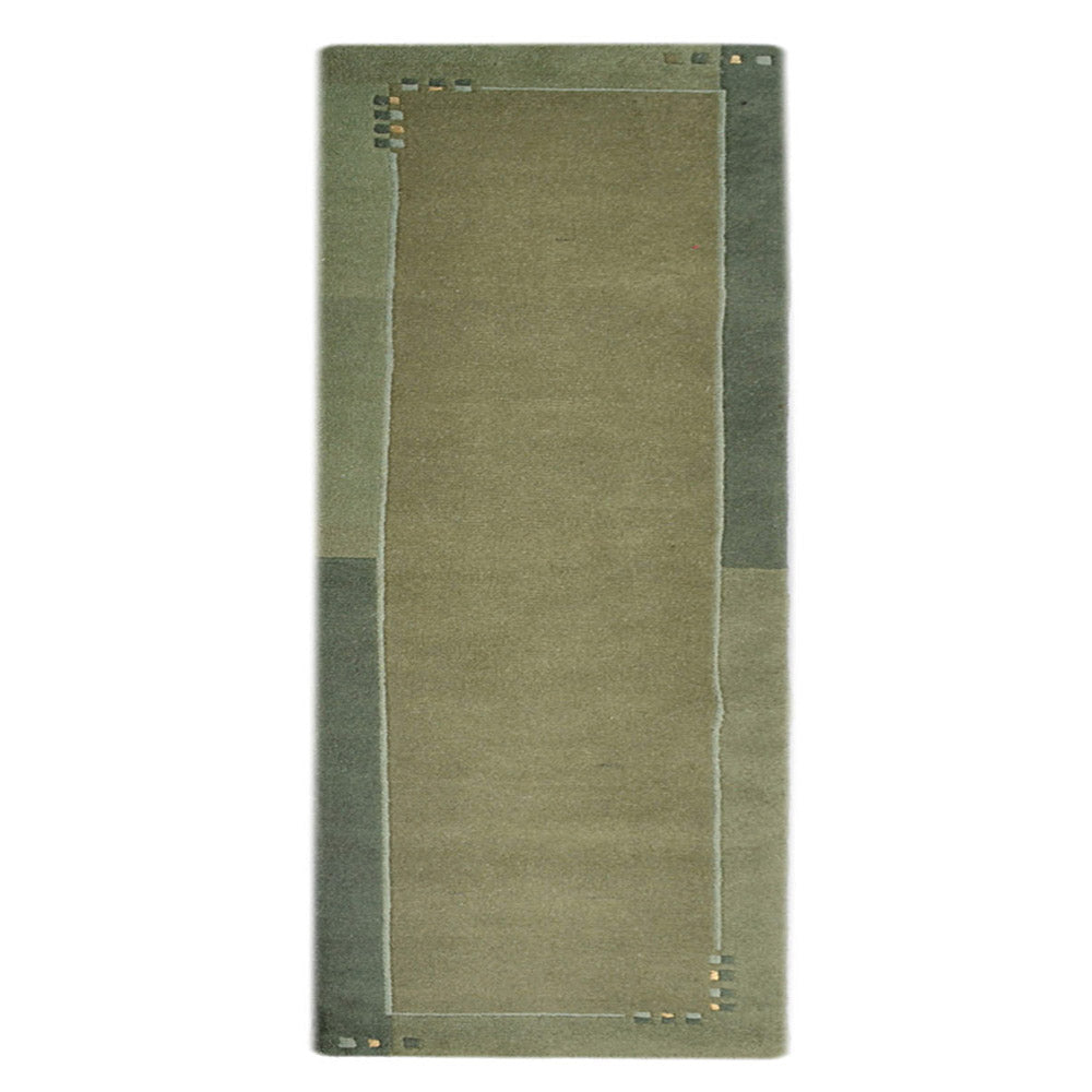 Leon Hand Knotted Tibbati Wool Area Rug