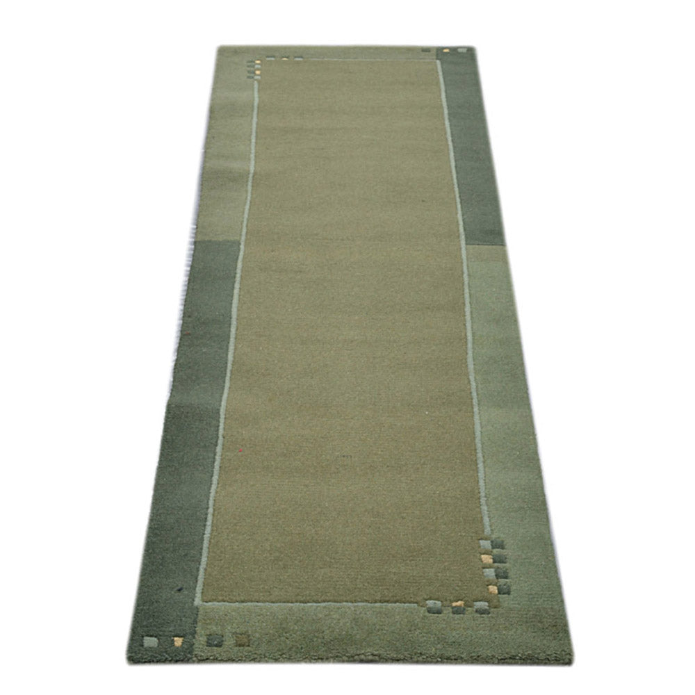 Leon Hand Knotted Tibbati Wool Area Rug