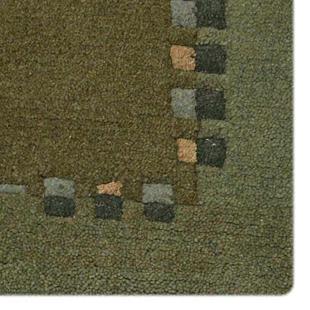 Leon Hand Knotted Tibbati Wool Area Rug