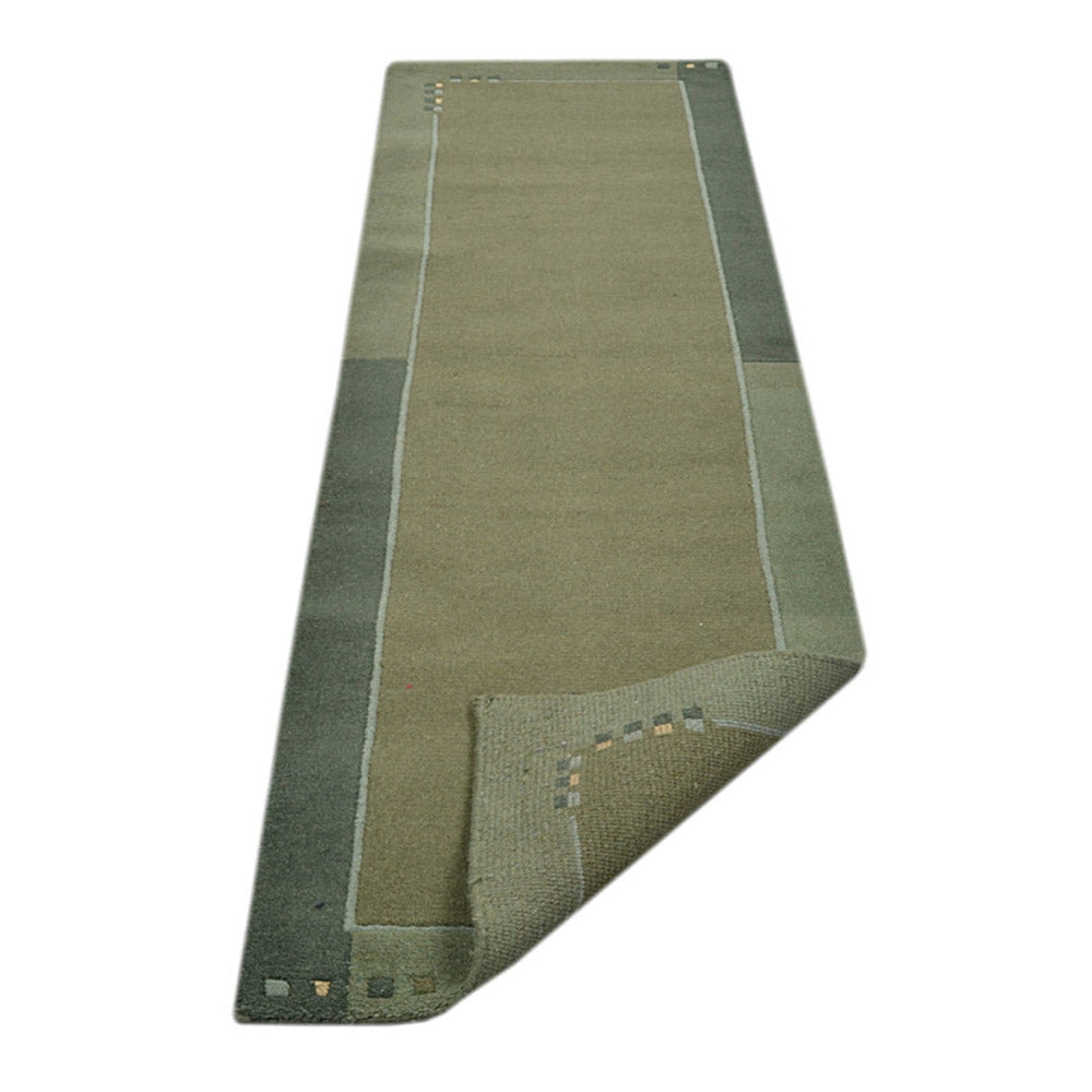 Leon Hand Knotted Tibbati Wool Area Rug