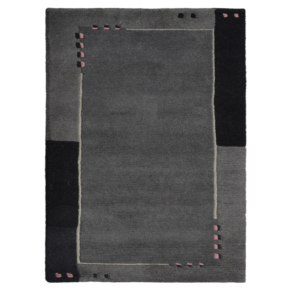 Leon Hand Knotted Tibbati Wool Area Rug