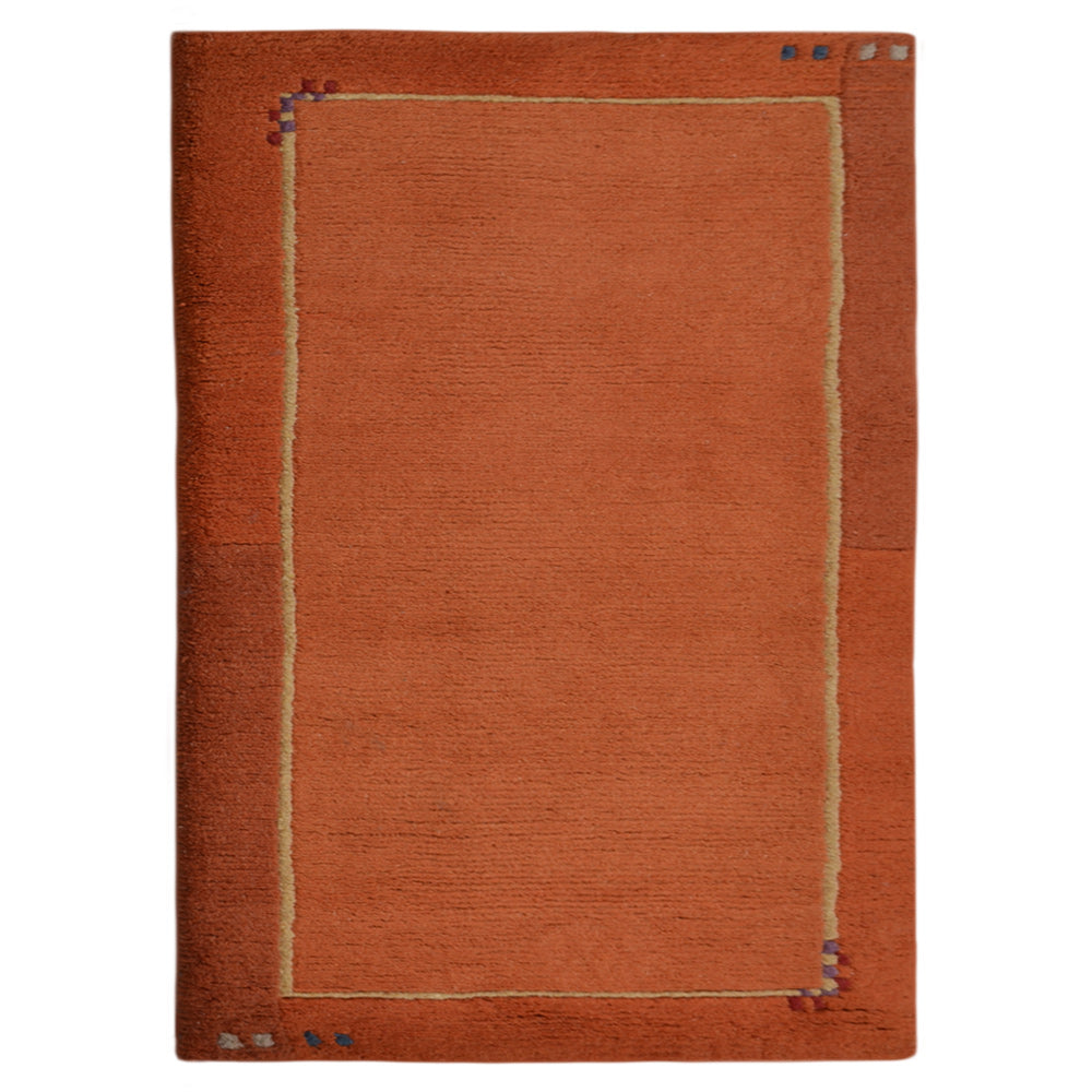 Leon Hand Knotted Tibbati Wool Area Rug