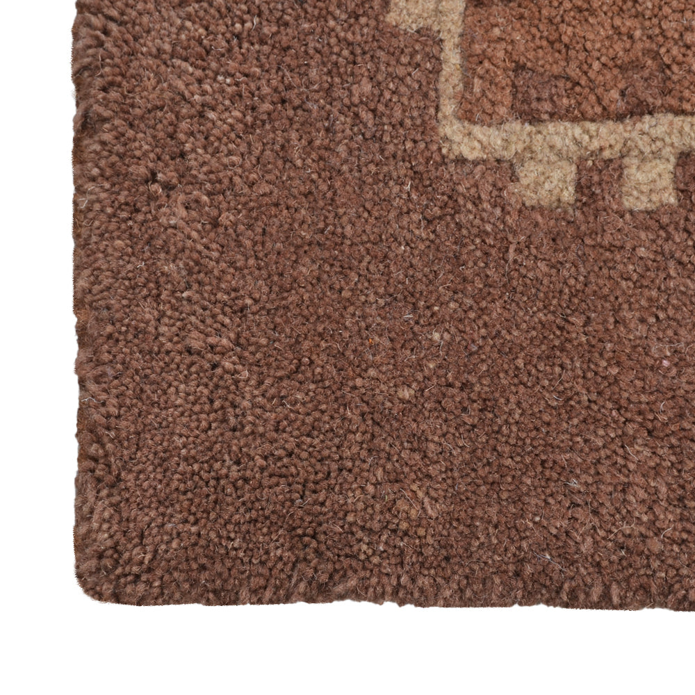 Leon Hand Knotted Tibbati Wool Area Rug