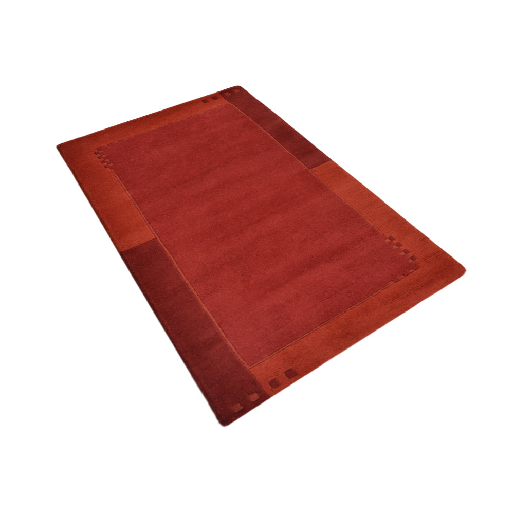 Leon Hand Knotted Tibbati Wool Area Rug