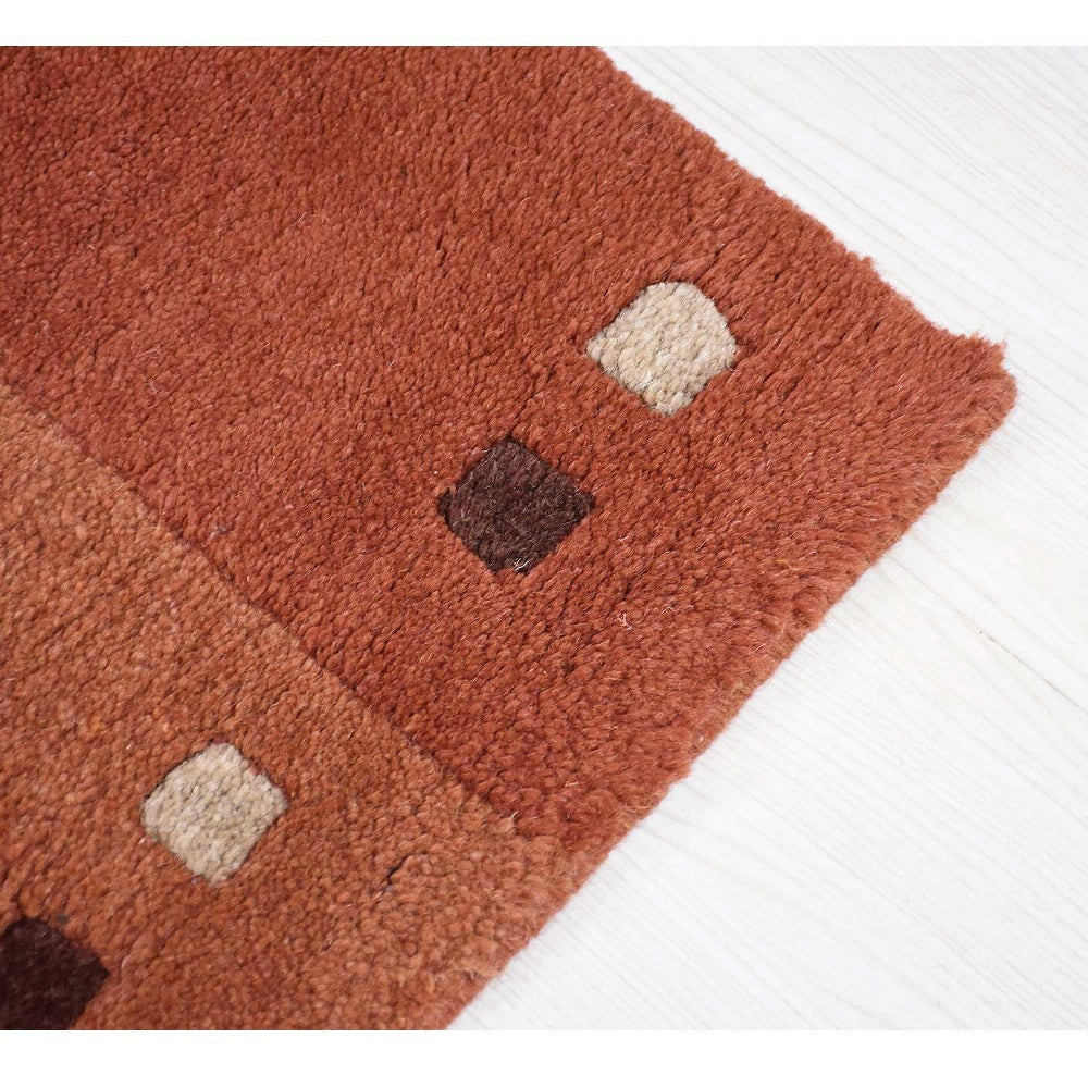 Leon Hand Knotted Tibbati Wool Area Rug