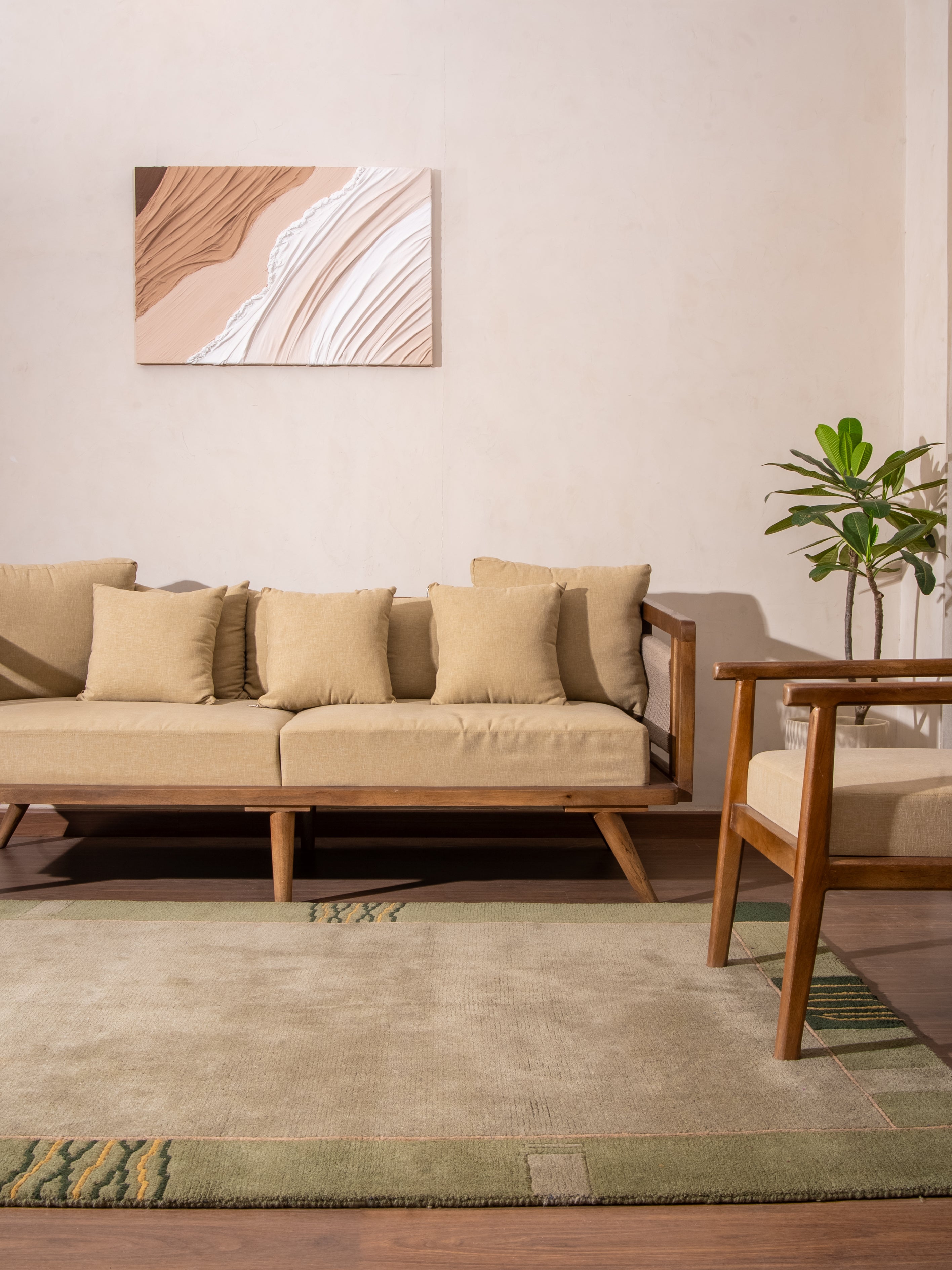 Iris Hand Knotted Tibbati Wool Rug