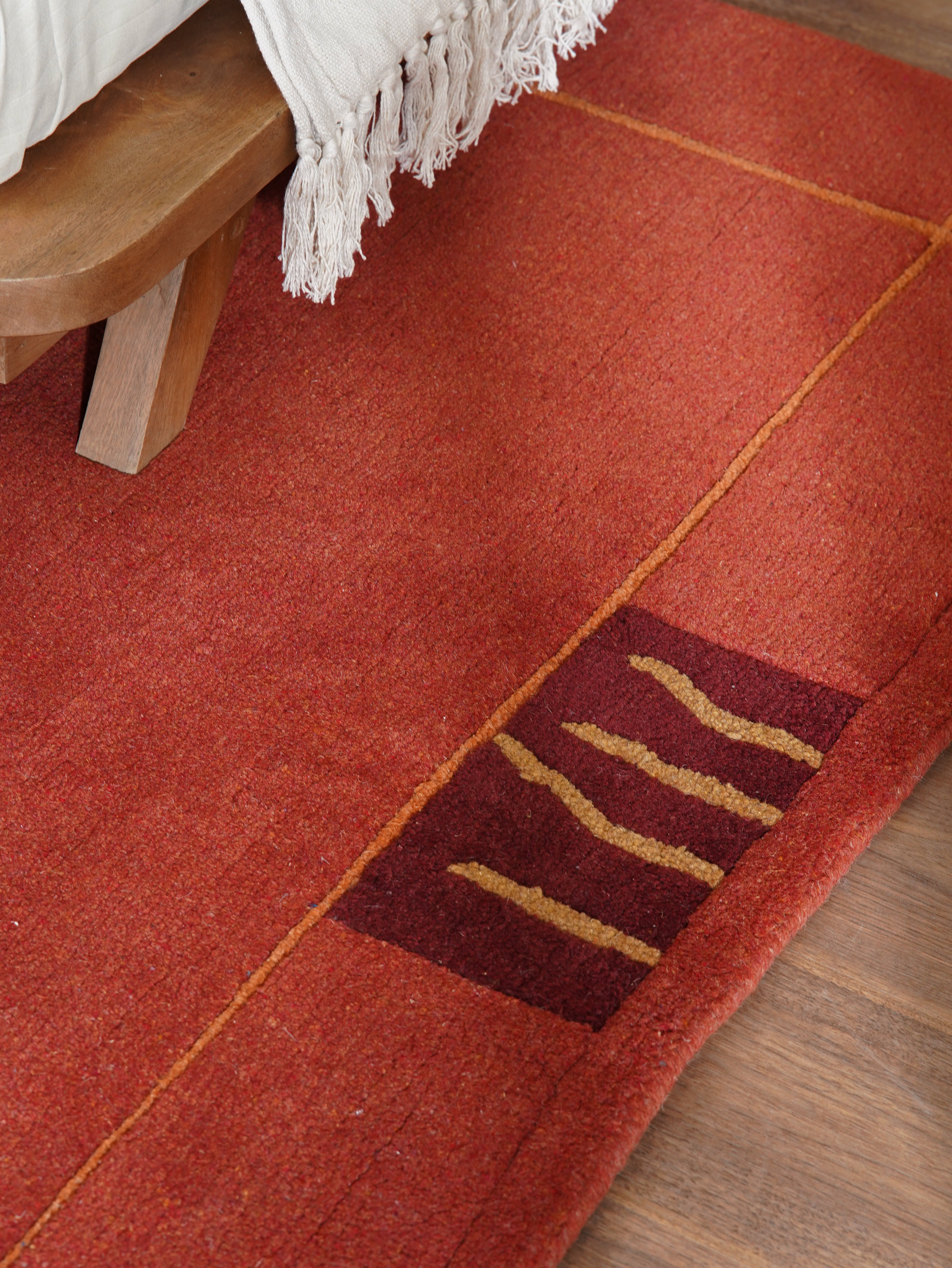 Iris Hand Knotted Tibbati Wool Rug
