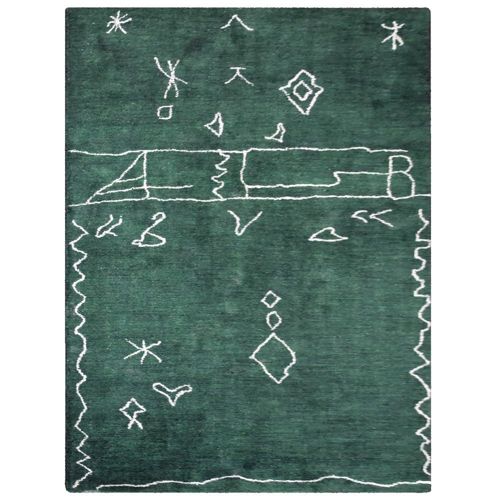 Ava Hand Knotted Silk & Wool Area Rug - BBH HOMES LLC