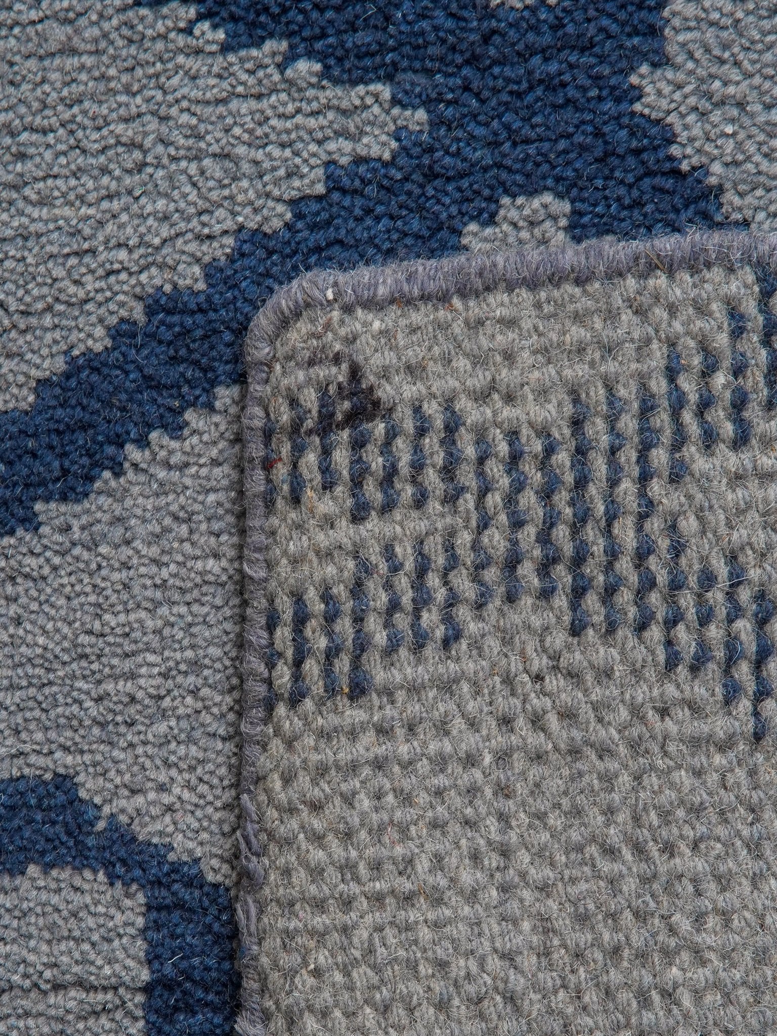 Azure Hand Knotted Wool Light Blue Area Rug - BBH HOMES LLC