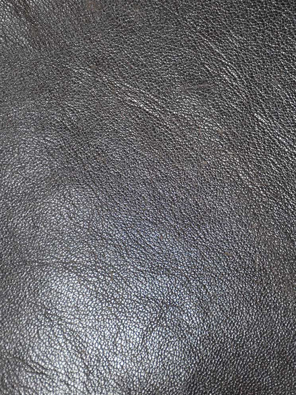 Handmade Buffalo Leather Pouf – Multiple Sizes & Colors | Round or Square | Filled