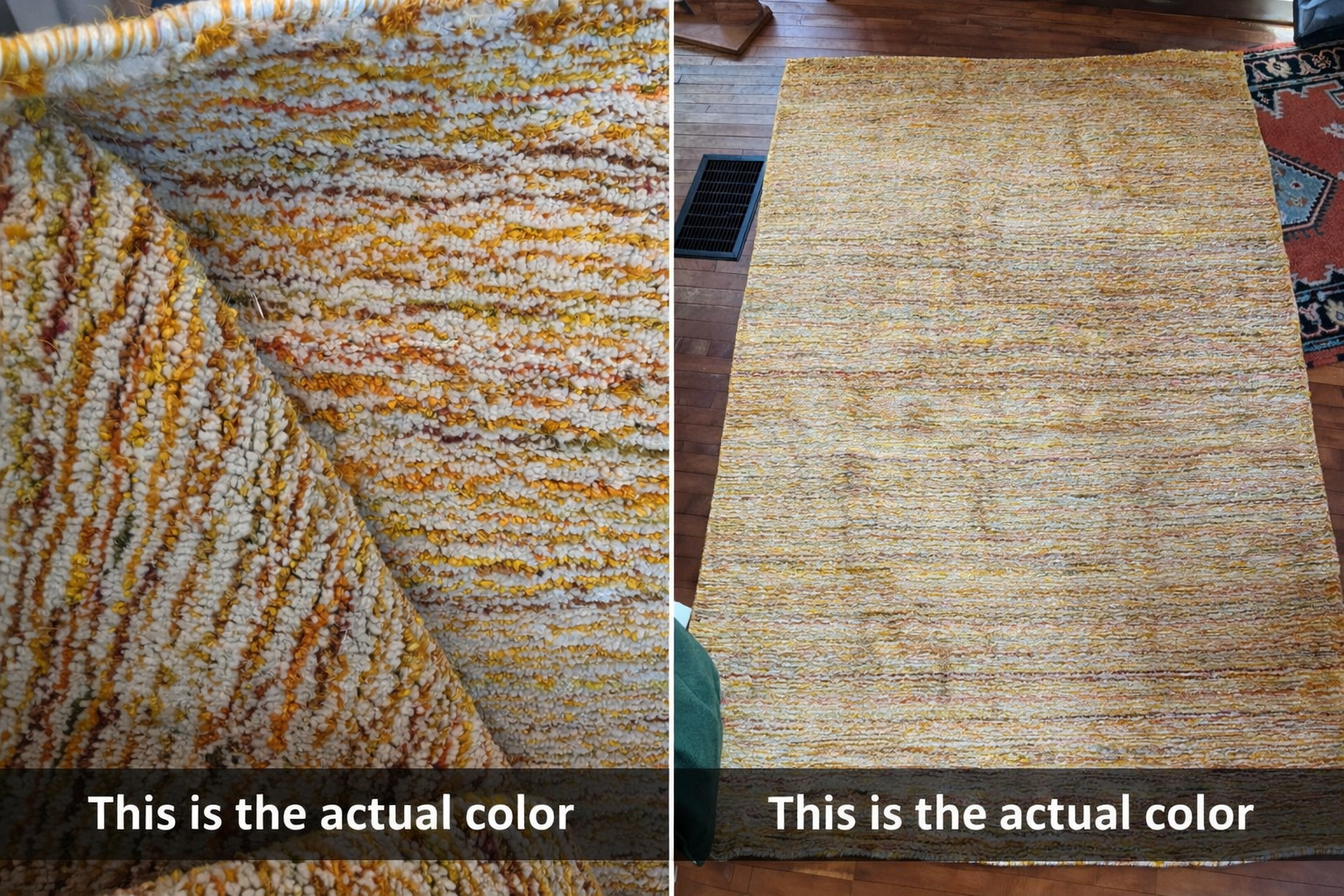 Dual Tone Hand Knotted Wool & Silk Rug
