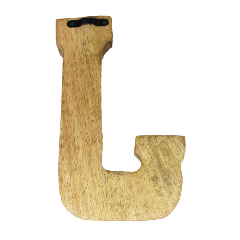 Classic Grain - Finished Mango Wood Alphabet & Number Blocks - BBH HOMES LLC