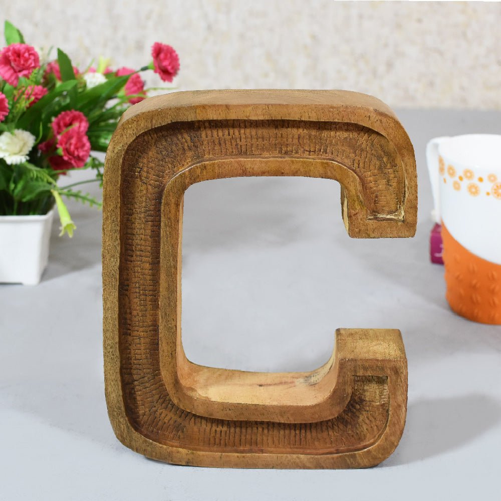 Classic Grain - Finished Mango Wood Alphabet & Number Blocks - BBH HOMES LLC