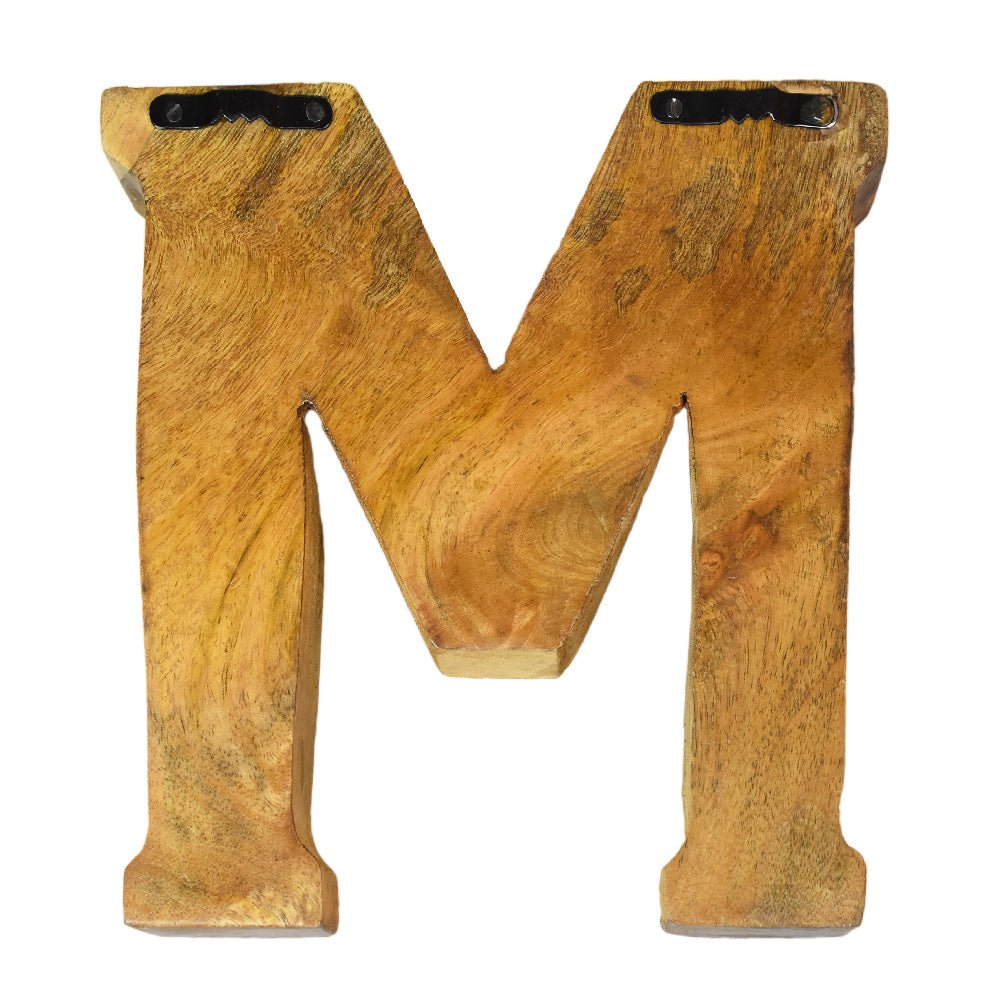 Classic Grain - Finished Mango Wood Alphabet & Number Blocks - BBH HOMES LLC
