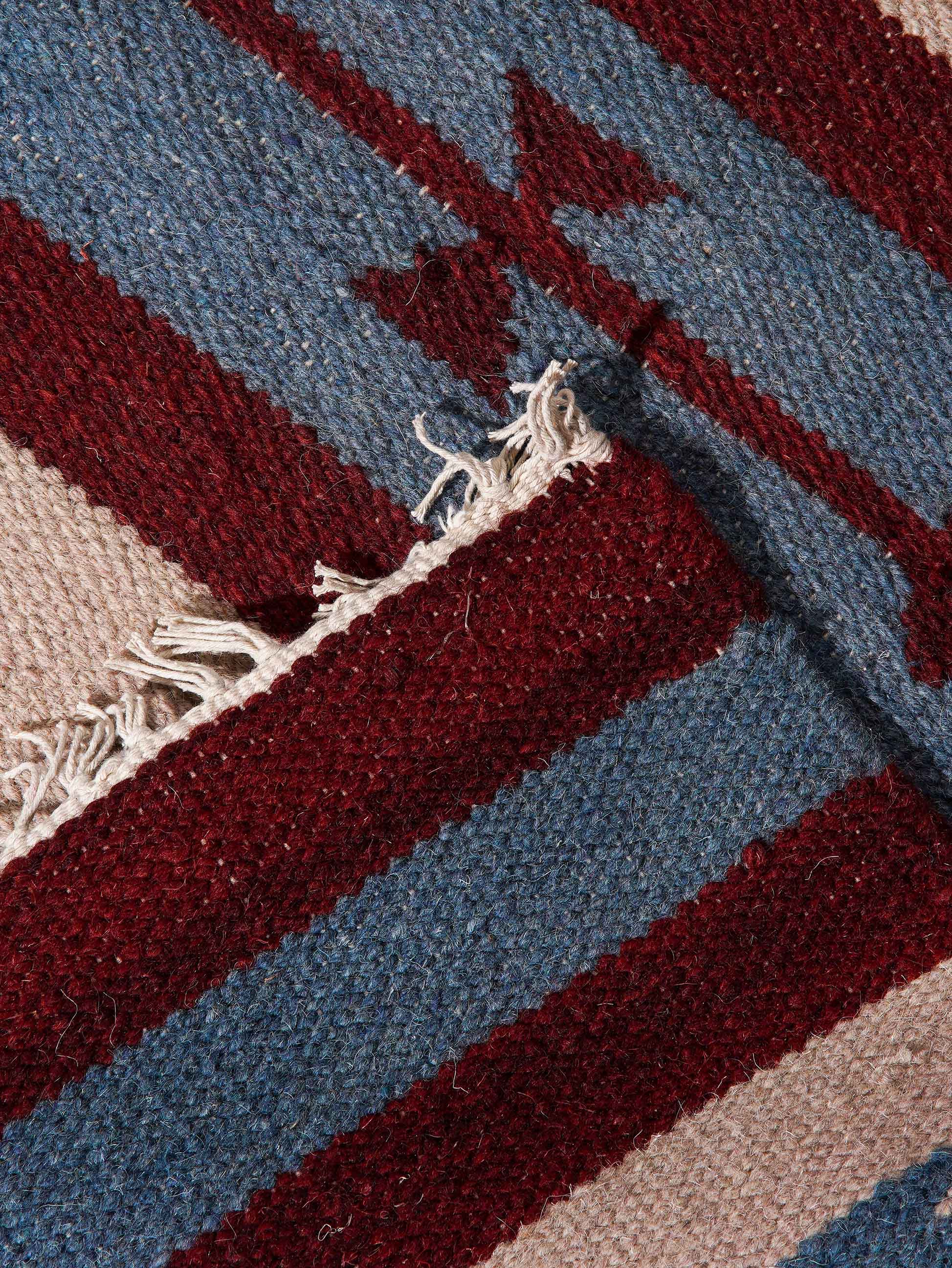 Aether Hand Woven Flat Weave Kilim Wool Area Rug