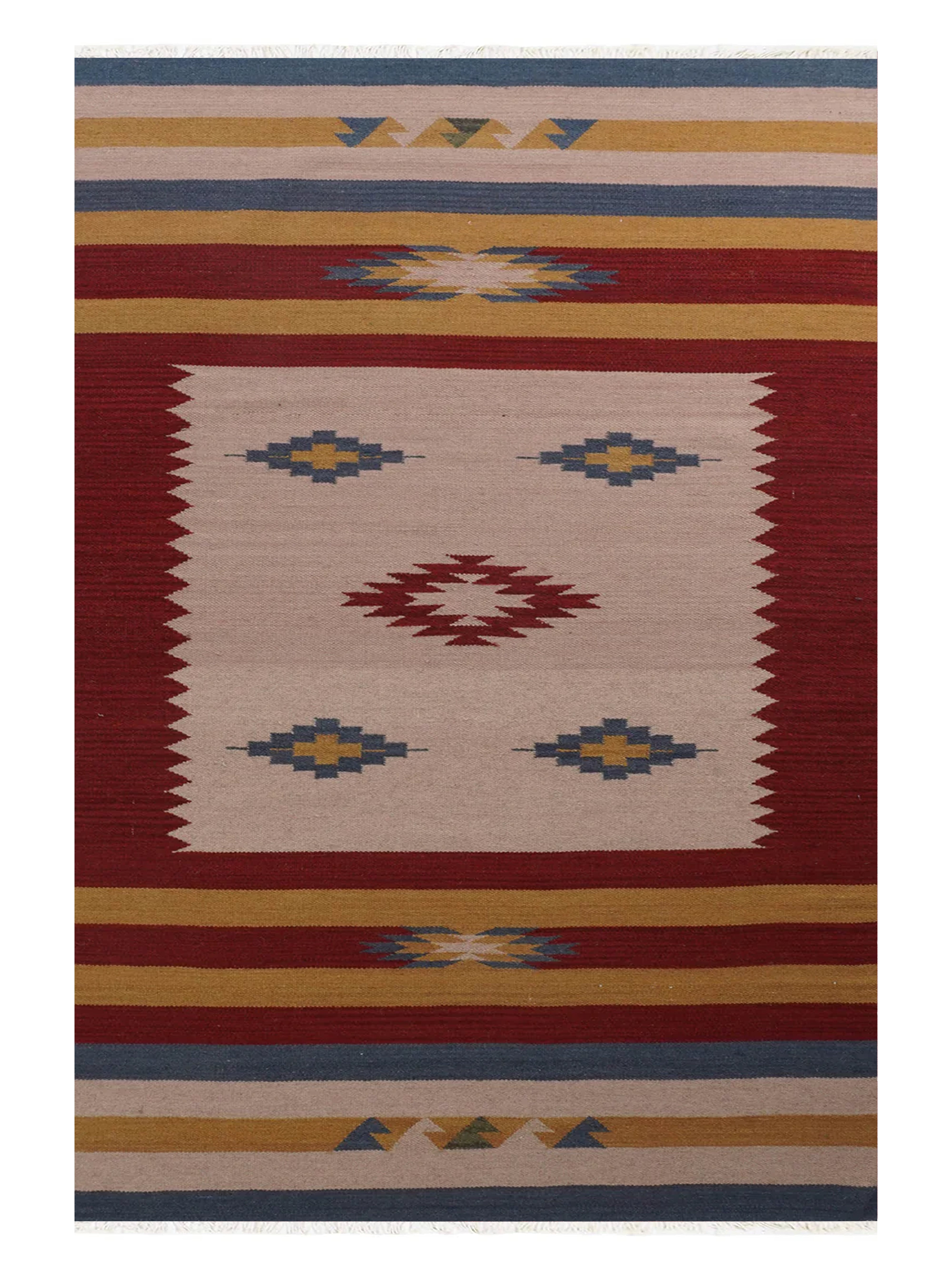 Sundar Flat Weave Kilim Wool Rug