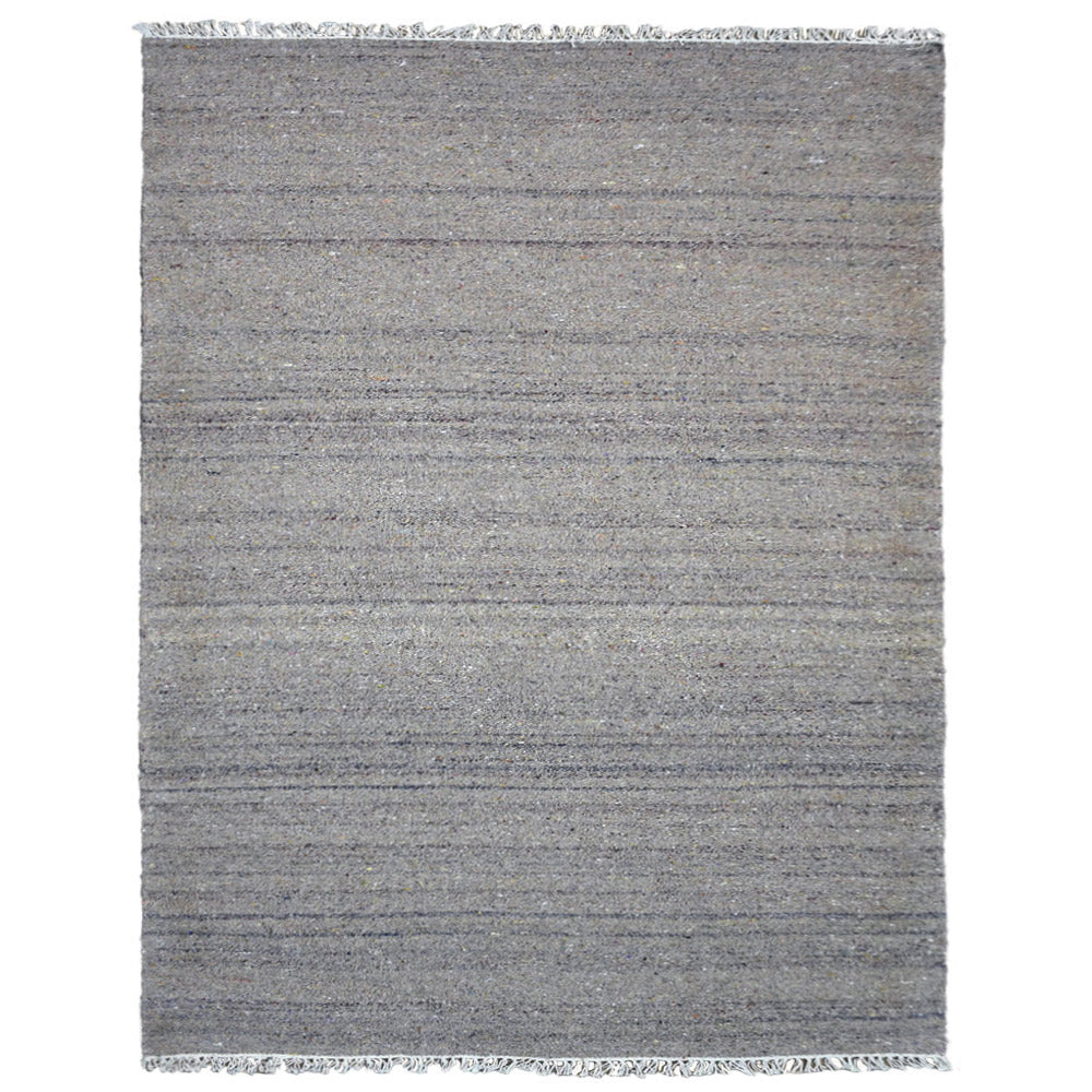 Solid Hand Woven Flat Weave Skittles Kilim Rug