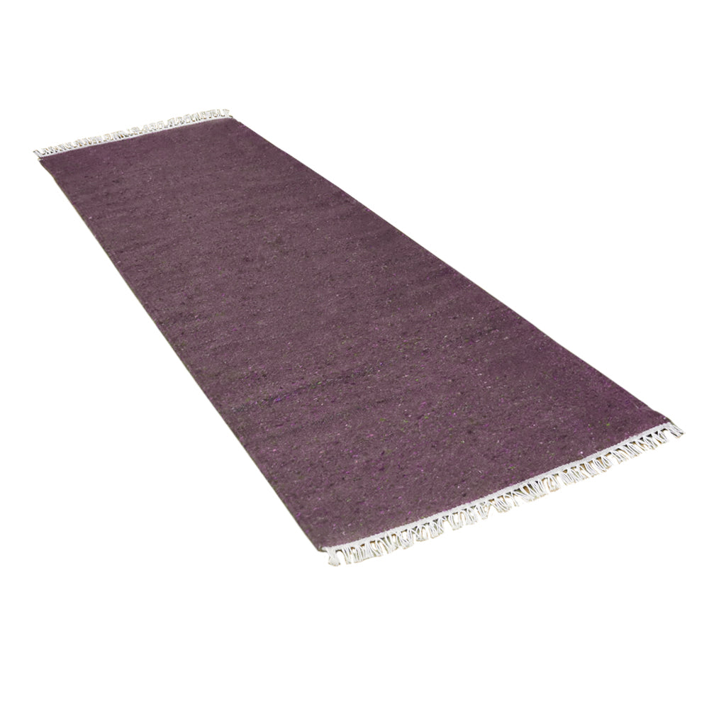 Solid Hand Woven Flat Weave Skittles Kilim Rug
