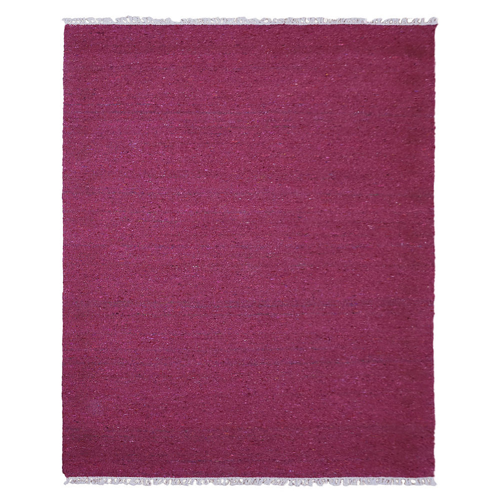 Solid Hand Woven Flat Weave Skittles Kilim Rug
