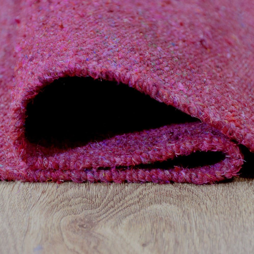 Solid Hand Woven Flat Weave Skittles Kilim Rug