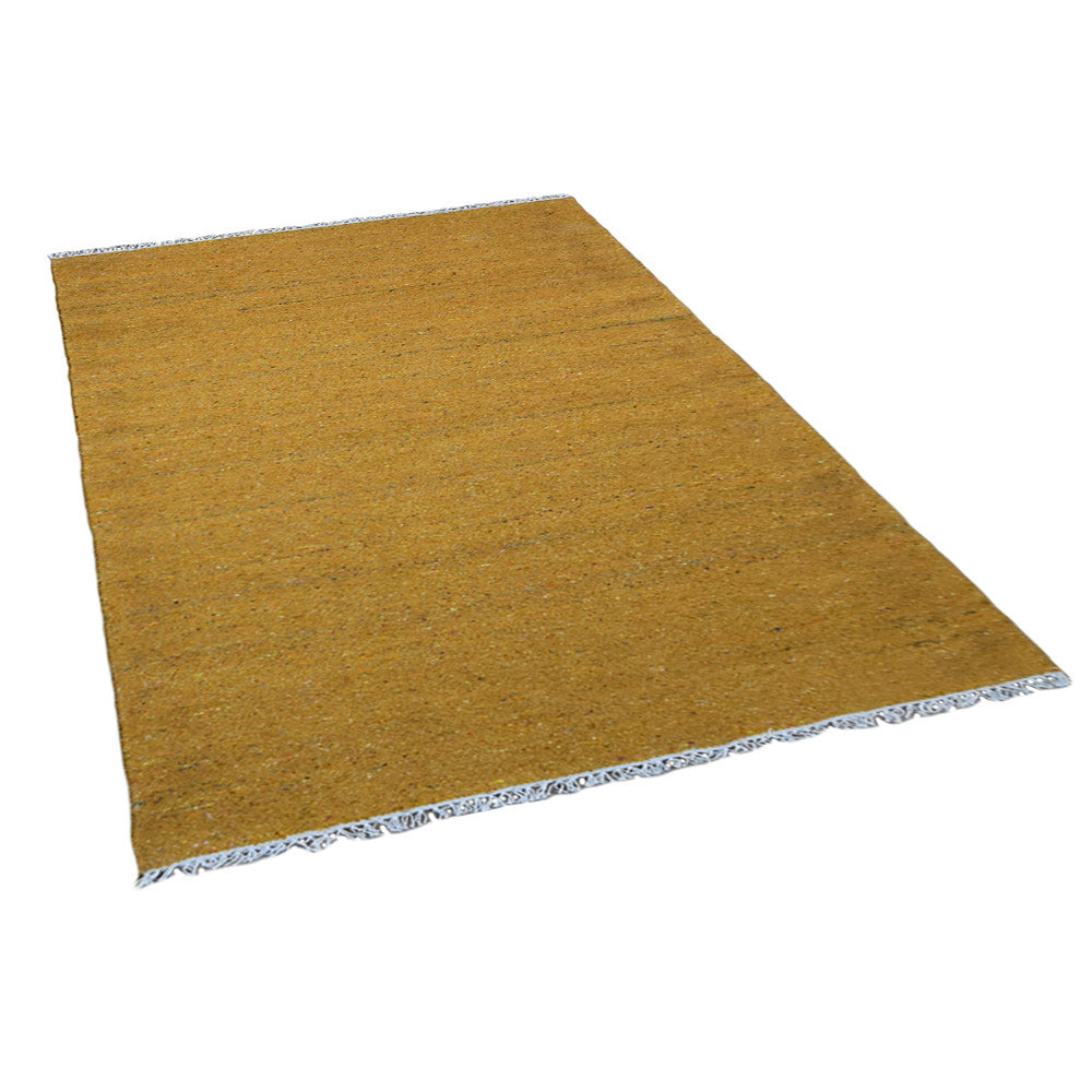 Solid Hand Woven Flat Weave Skittles Kilim Rug