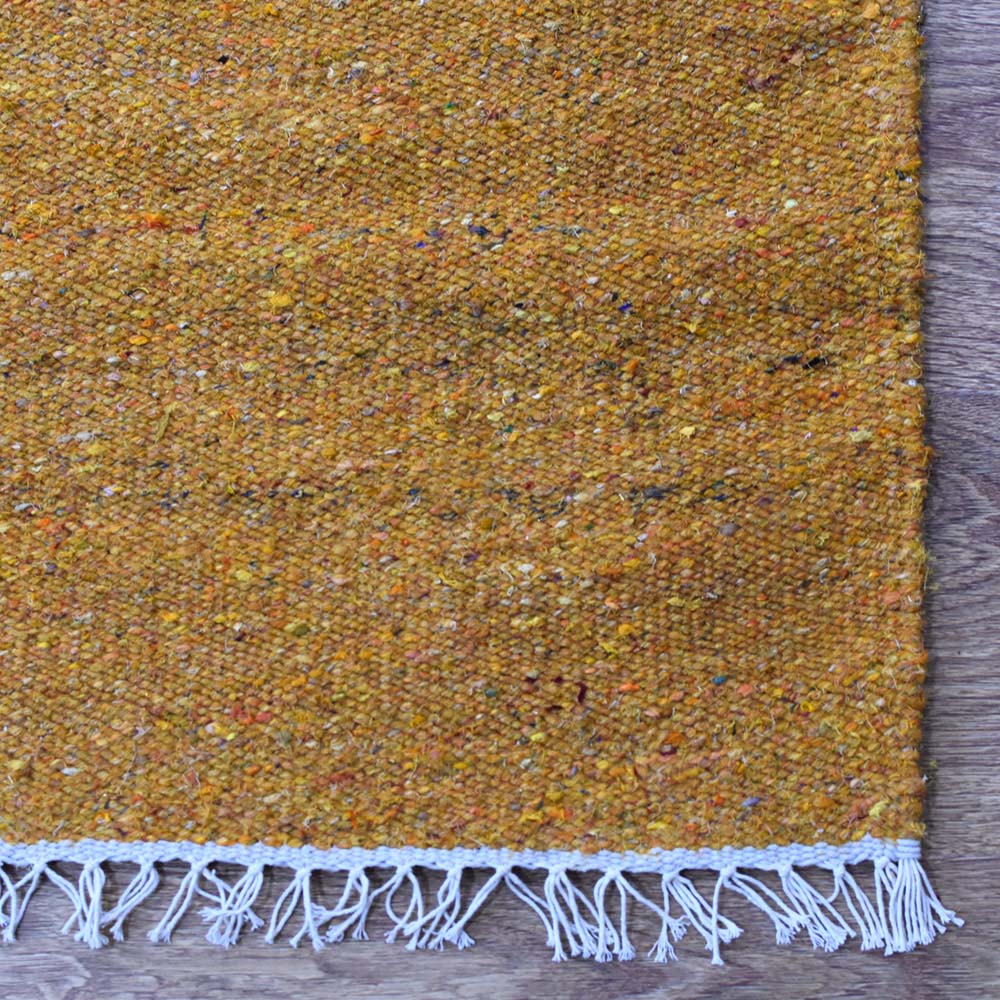 Solid Hand Woven Flat Weave Skittles Kilim Rug