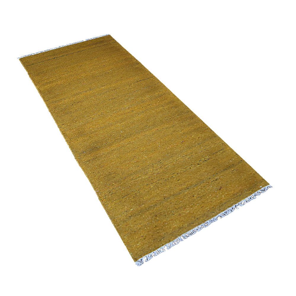 Solid Hand Woven Flat Weave Skittles Kilim Rug