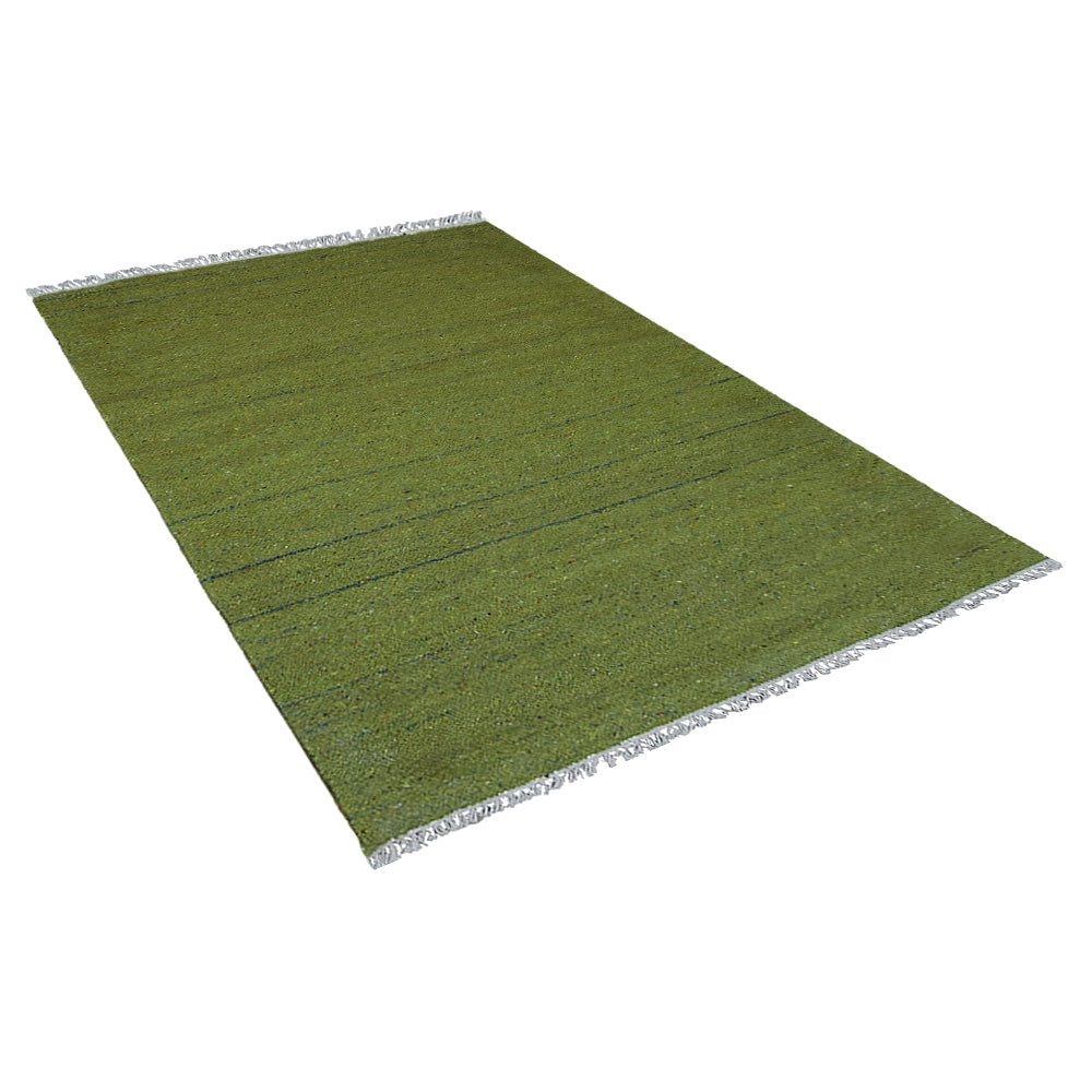 Solid Hand Woven Flat Weave Skittles Kilim Rug