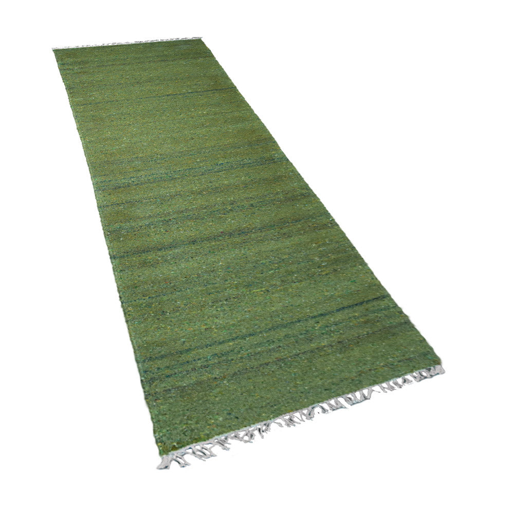 Solid Hand Woven Flat Weave Skittles Kilim Rug