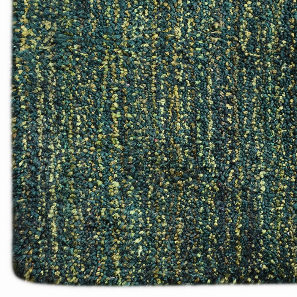 Dual Tone Hand Knotted Wool & Silk Rug - BBH HOMES LLC