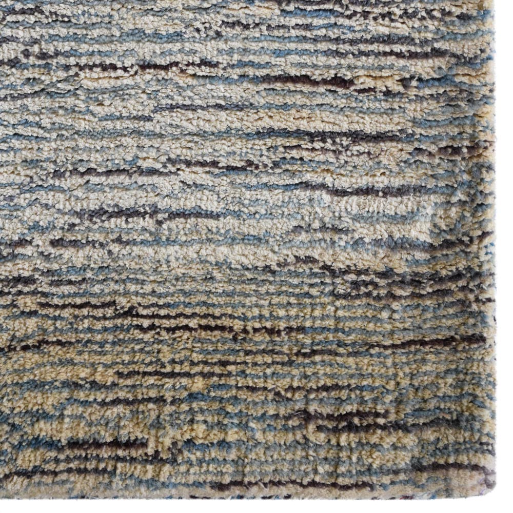 Dual Tone Hand Knotted Wool & Silk Rug - BBH HOMES LLC